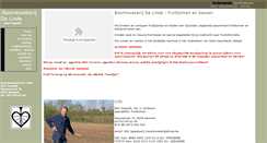 Desktop Screenshot of boomkwekerijdelinde.be